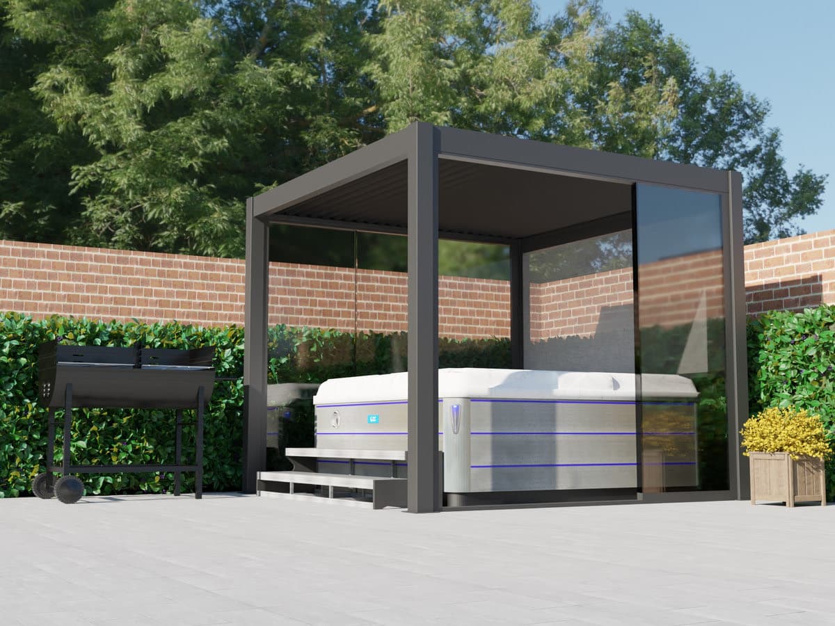 Remanso 3m x 3m Pergola — hot tub pergola
