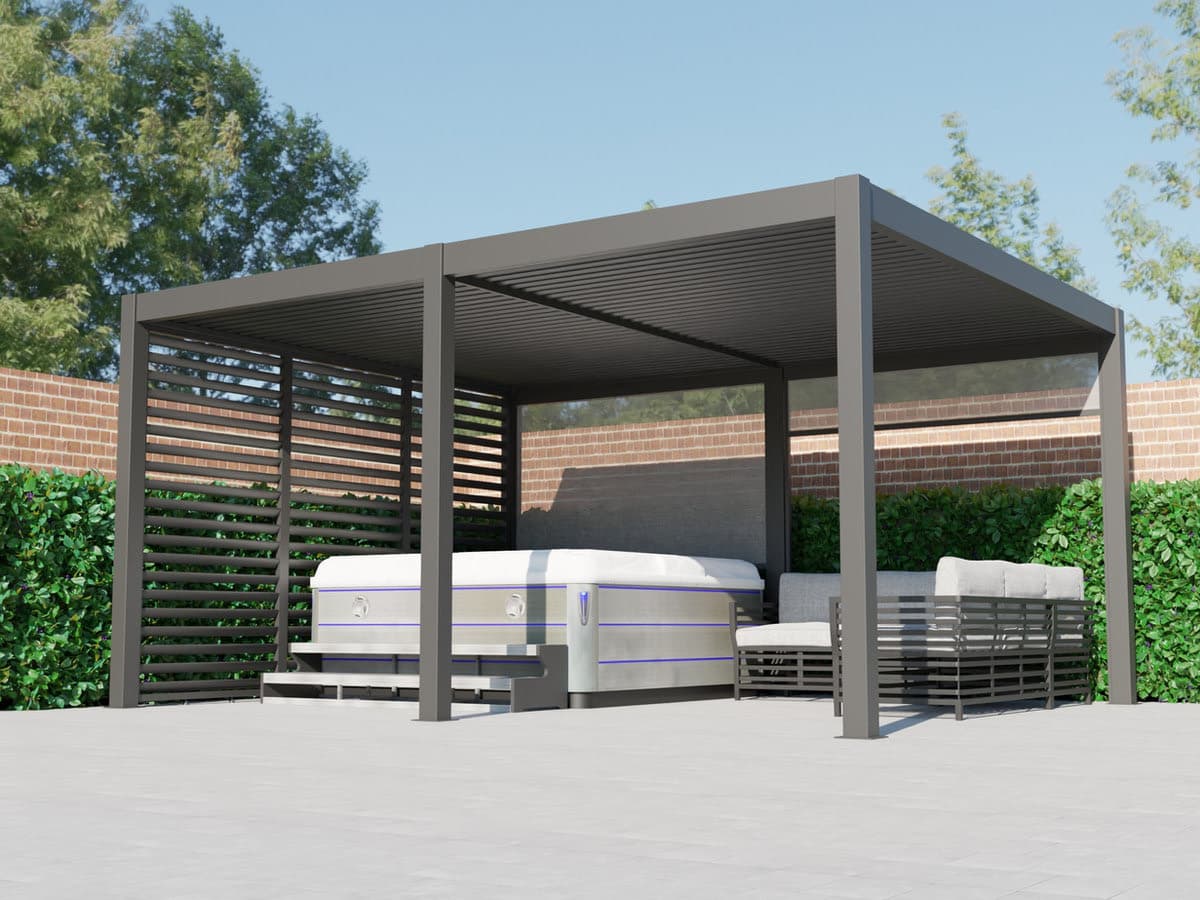 Remanso 4m x 5m Pergola — hot tub pergola