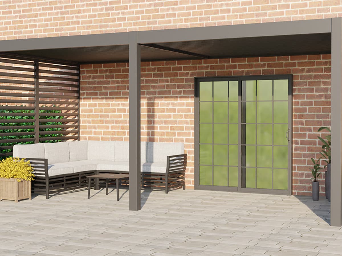Remanso 2.8m x 5.7m (Wall Mounted) Pergola — hot tub pergola